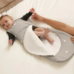 SnuzPouch Saco de dormir 0-6 meses Tog 1.0 - Grey Cloud