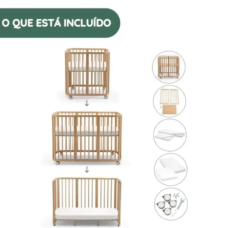 Stokke Berço e Cama Nighti - Natural