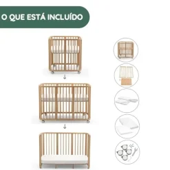 Stokke Berço e Cama Nighti - Vanilla White