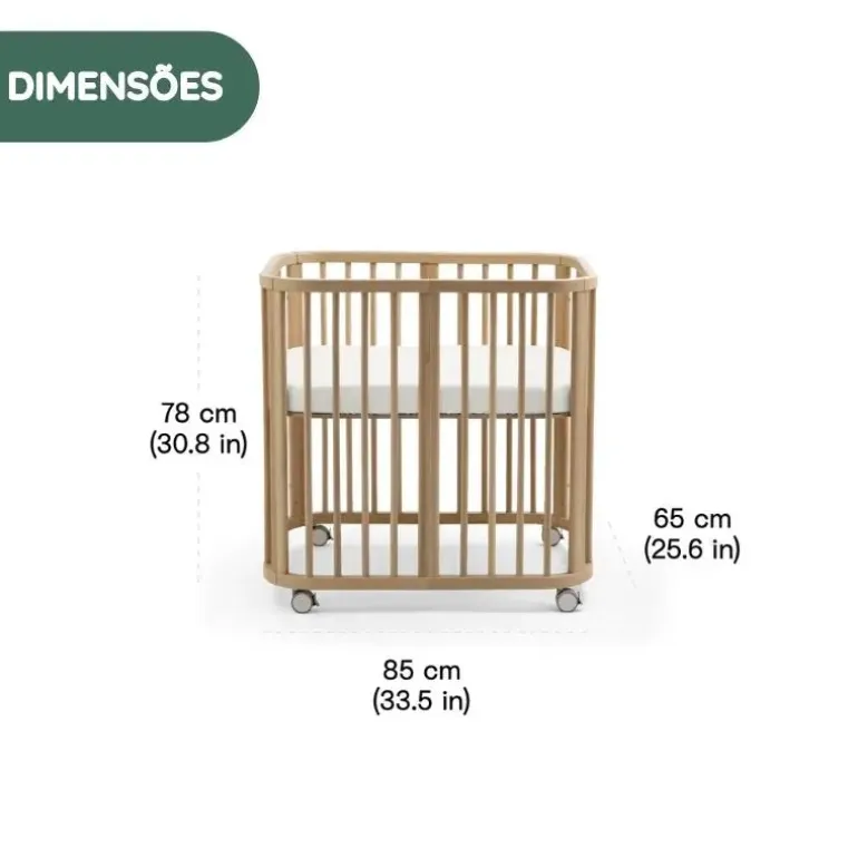 Stokke Berço Nighti Mini - Vanilla White