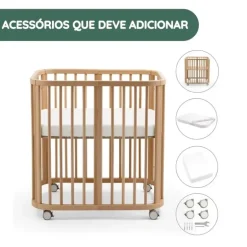 Stokke Berço Nighti Mini - Vanilla White
