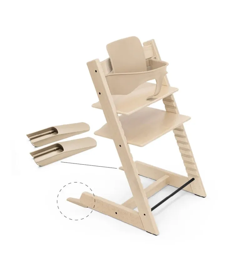 Stokke Bundle Cadeira Tripp Trapp + Baby Set + Tabuleiro - Natural