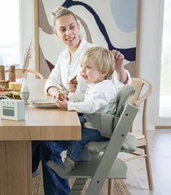 Stokke Bundle Cadeira Tripp Trapp + Baby Set + Espreguiçadeira - Storm Grey