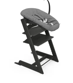 Stokke Bundle Cadeira Tripp Trapp + Baby Set + Espreguiçadeira - Black