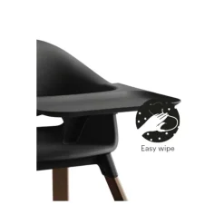 Stokke Clikk Cadeira de Refeição - Black / Warm Brown