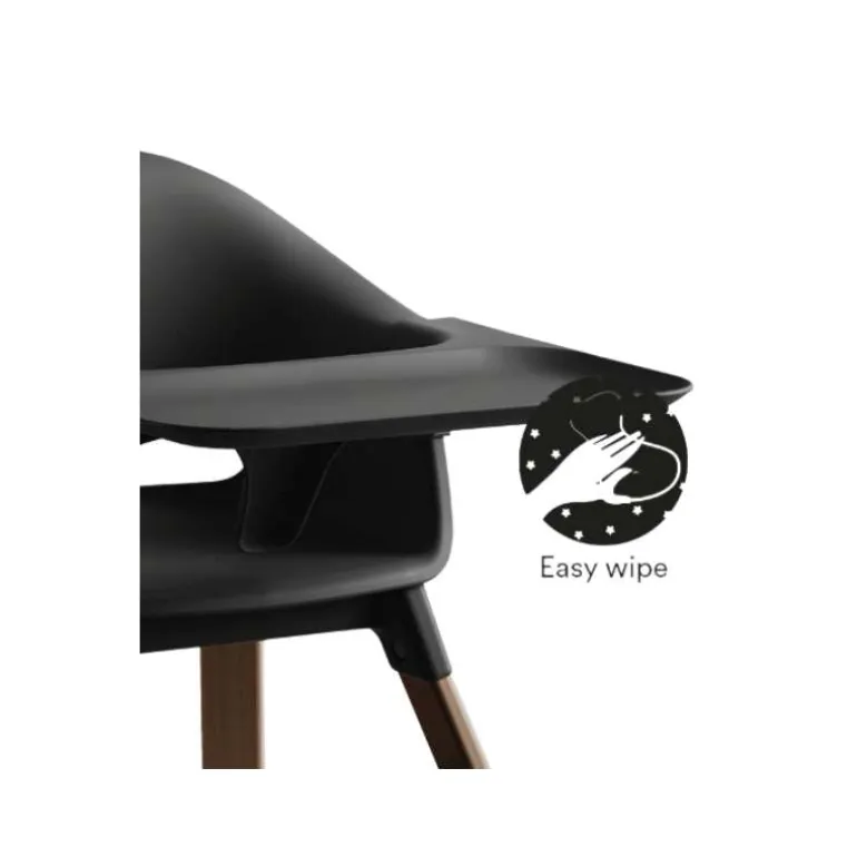 Stokke Clikk Cadeira de Refeição - Black / Warm Brown