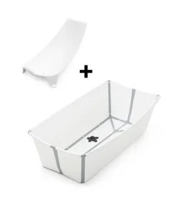Stokke Flexi Bath Bundle Banheira XL - Transparente & Azul