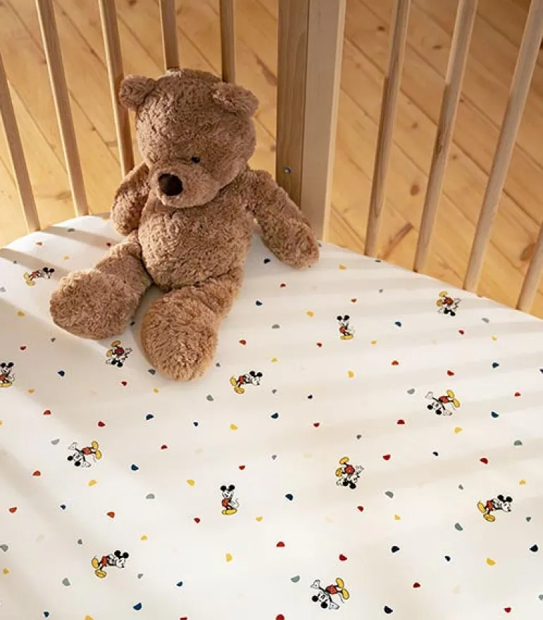 Stokke Lençol Ajustável para Berço Sleepi - Mickey Celebration