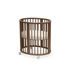 Stokke Lençol Ajustável para Berço Sleepi Mini - Flower Ecru OCS