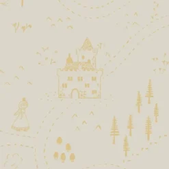 Stokke Lençol Ajustável 60X80CM OCS - Sunset Yellow Map