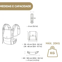 Stokke Mochila Portabebé Limas Flex - Leopard Lilac