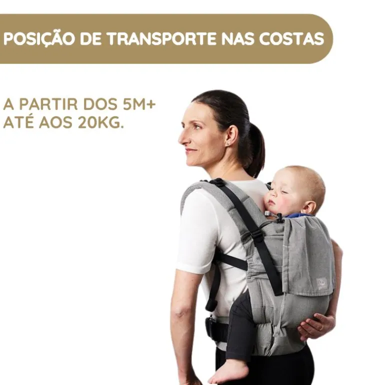 Stokke Mochila Portabebé Limas Flex - Floral Beige