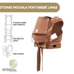 Stokke Mochila Portabebé Limas Plus - Terracotta