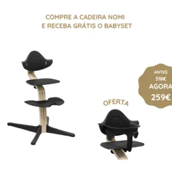 Stokke Nomi Cadeira Evolutiva (Faia) - Black