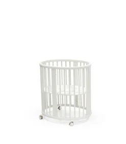 Stokke Sleepi Mini Berço + Extensão + Colchões + Lençóis - White