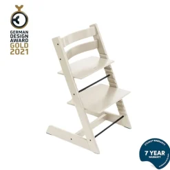Stokke Tripp Trapp Cadeira Evolutiva (Faia) - Vanilla White