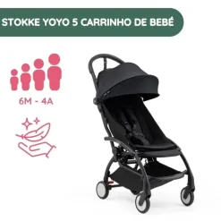 Stokke YOYO 5 Carrinho de Bebé - Black