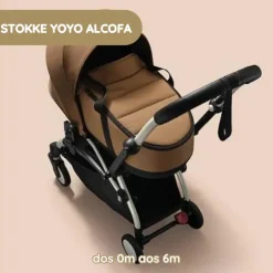 Stokke YOYO 3 Carrinho de Bebé - Black + Color Pack - Ginger