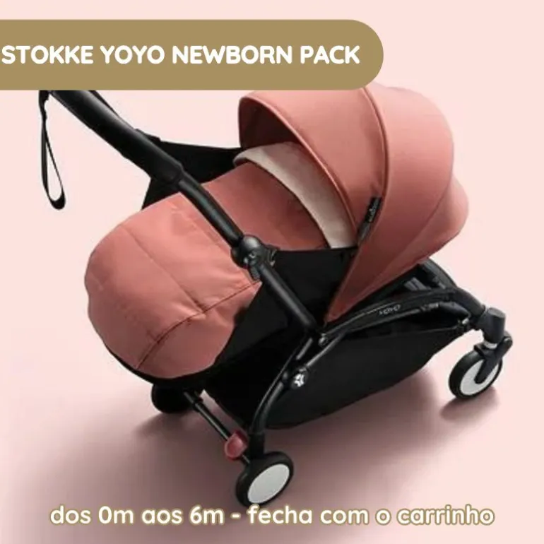 Stokke YOYO 3 Carrinho de Bebé - Black + Color Pack - Toffee
