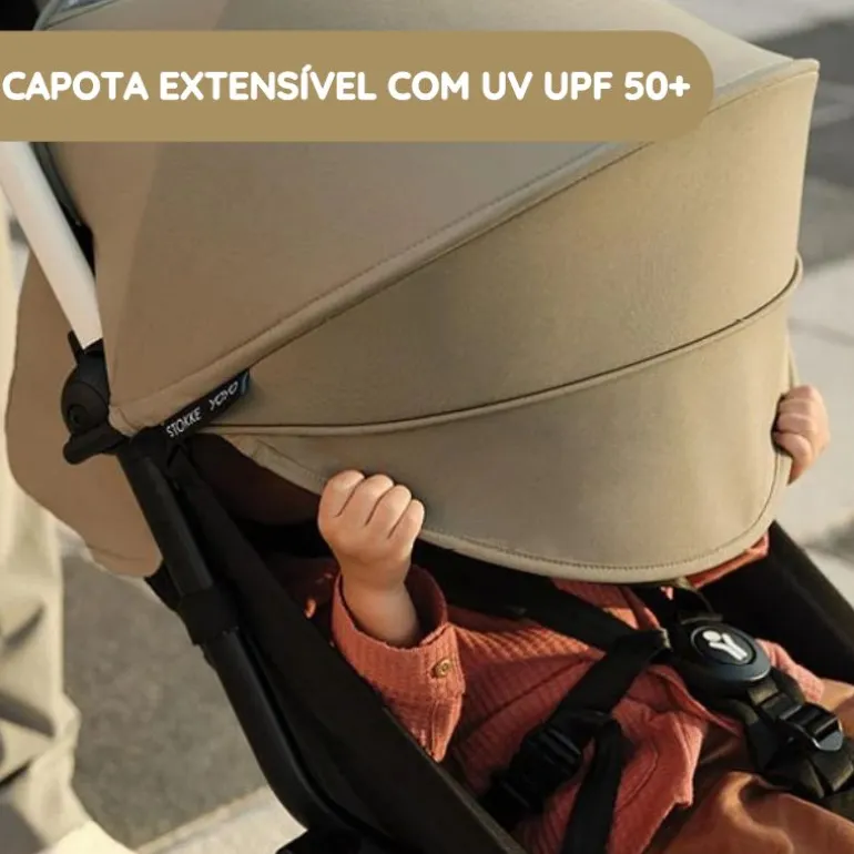 Stokke YOYO 3 Carrinho de Bebé - Black + Color Pack - Olive