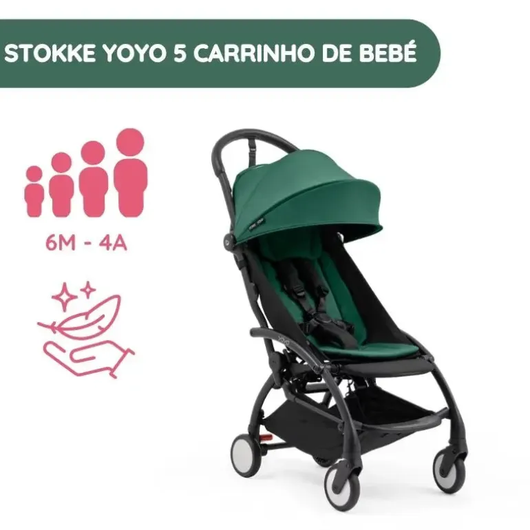 Stokke YOYO 5 Carrinho de Bebé - Forest