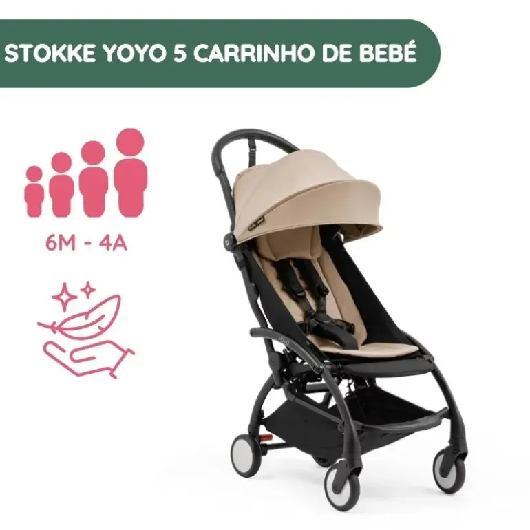Stokke YOYO 5 Carrinho de Bebé - Taupe