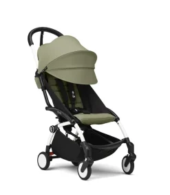 Stokke YOYO 3 Carrinho de Bebé - White + Color Pack - Olive