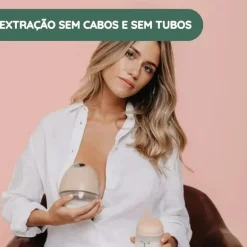 Suavinex Extrator de Leite Elétrico Mãos Livres SX Milkin + Biberão Zero.Zero 120 ml