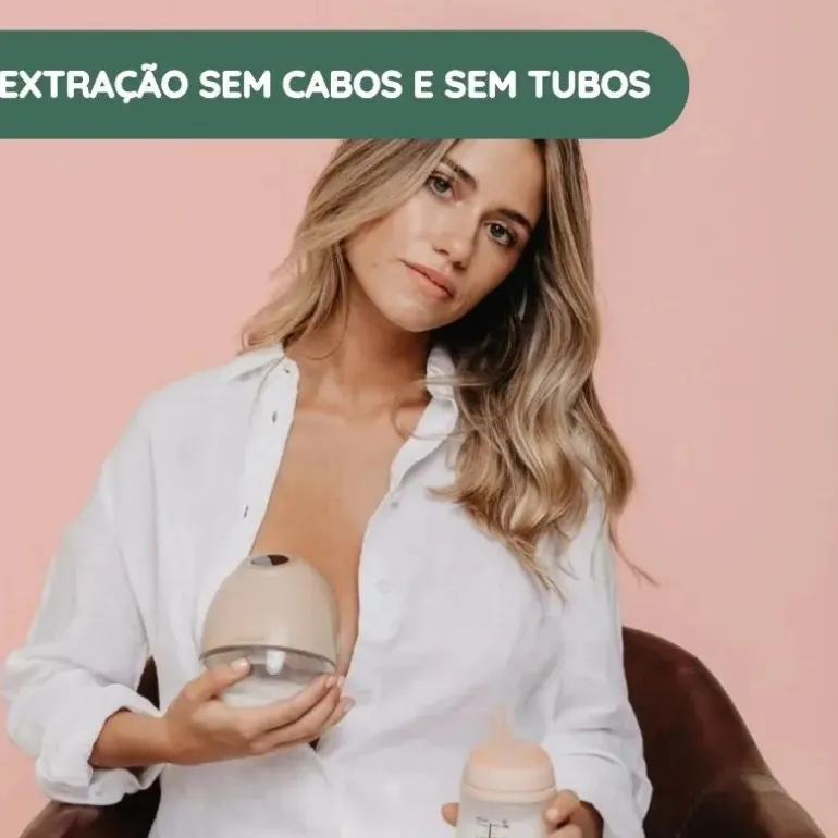 Suavinex Extrator de Leite Elétrico Mãos Livres SX Milkin + Biberão Zero.Zero 120 ml