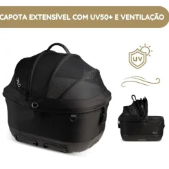 Tavo Maeve ISO5X Transportadora para Animais de Estimação com Isofix para Automóvel e Passeio - Merle