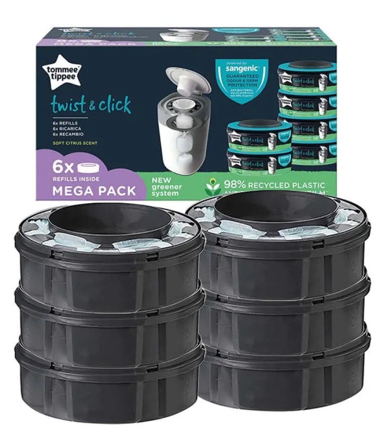 Tommee Tippee Recarga Twist & Click 6x