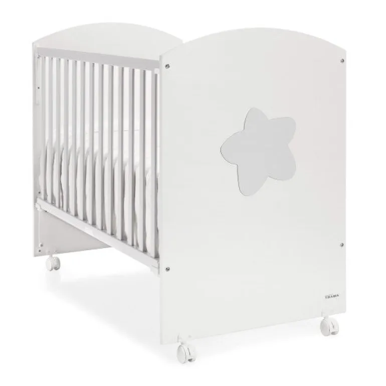 Trama Cama Cosleep Big Star - Branco/Prata Mate