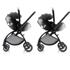 Trio Rio Carrinho de Bebé + Alcofa + Ovinho Baby-Safe Pro da Britax Römer - Style Carbon Black