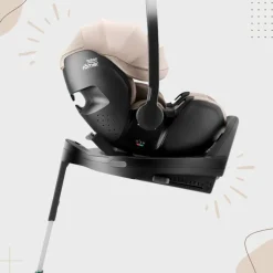 Trio Rio Carrinho de Bebé + Ovinho Baby-Safe Pro + Base Isofix Vario 5Z da Britax Römer - Style Teak