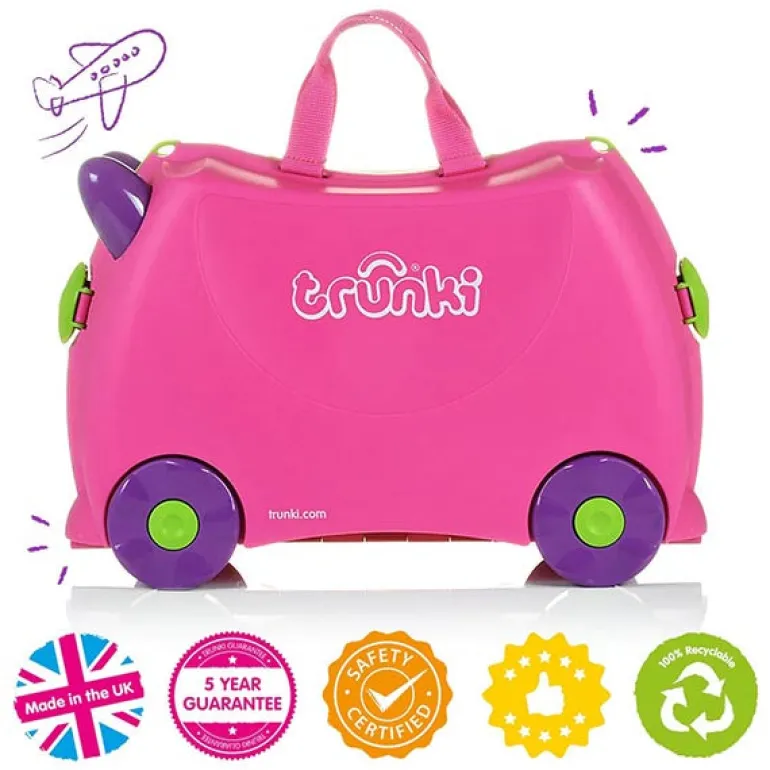 Trunki Mala de Viagem - Trixie Rosa