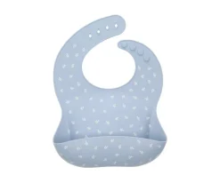 Tutete Babete em Silicone - Leaves Blue