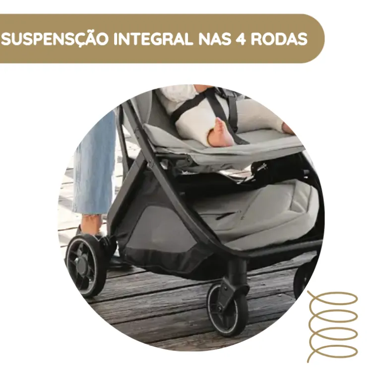 UPPAbaby Minu V3 Carrinho de Bebé - Savannah
