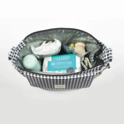Walking Mum Bolsa Canastilla I Love Vichy Negro (Iv)