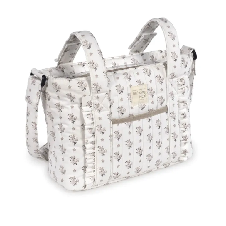 Walking Mum Bolsa Crossbody Botton Flores