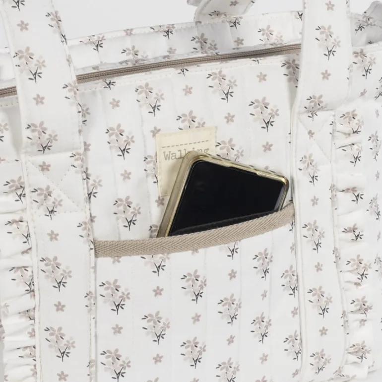 Walking Mum Bolsa Crossbody Botton Flores