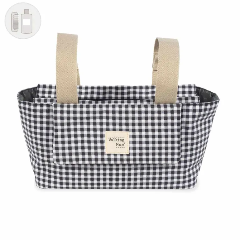 Walking Mum Bolsa Organizadora I Love Vichy Negro (Iv)