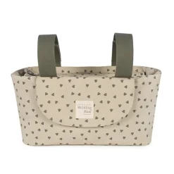 Walking Mum Bolsa Organizadora Poppy Hearts - Musgo