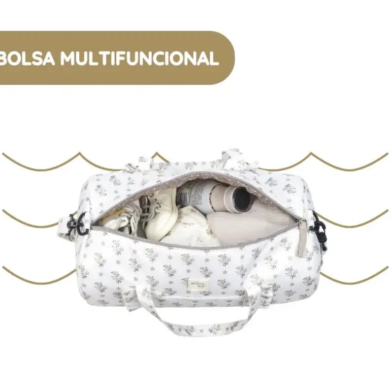 Walking Mum Bolsa weekend Botton Flores