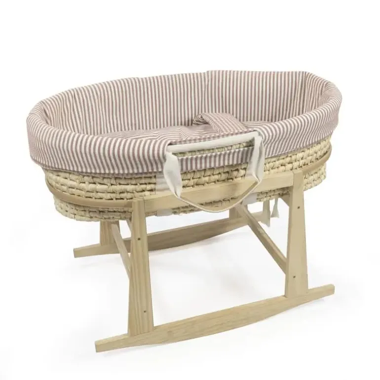 Walking Mum Conjunto de Alcofa Praliné Vichy/Rayas TOG 2,5 - Moka