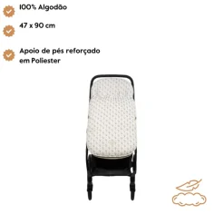 Walking Mum Footmuff Botton Flores
