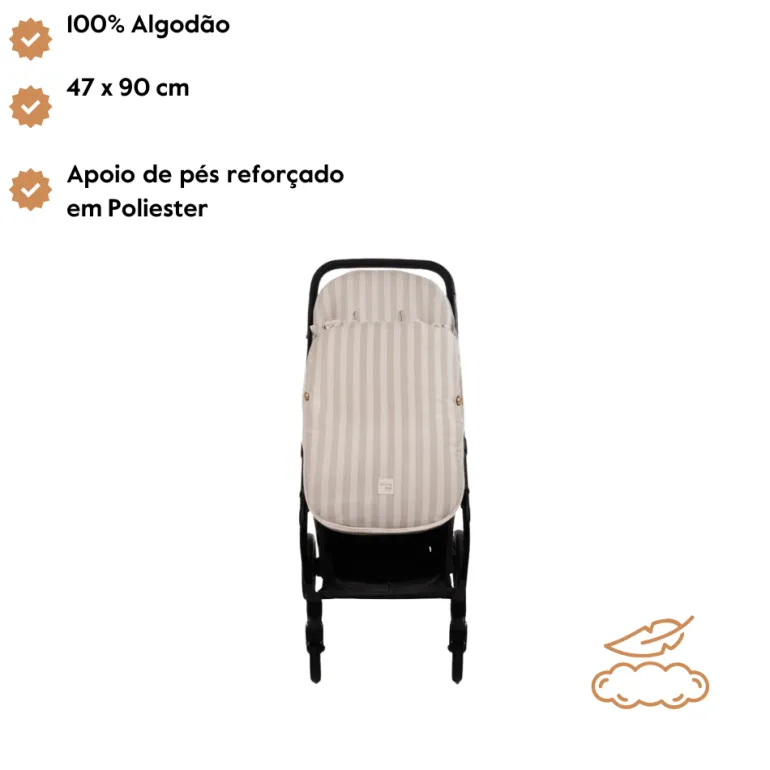 Walking Mum Footmuff Sintra Beige