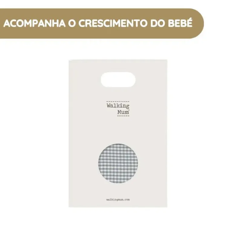 Walking Mum Forra para Cadeira Auto Praliné Vichy - Matcha