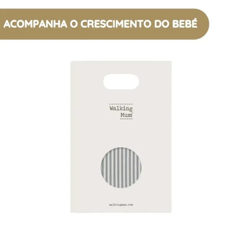 Walking Mum Forra para Cadeira Auto Praliné Rayas - Matcha