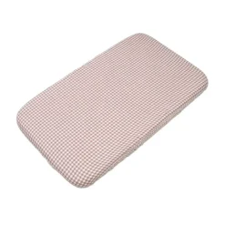 Walking Mum Lençol Ajustável 90x50 cm Praliné Vichy - Moka