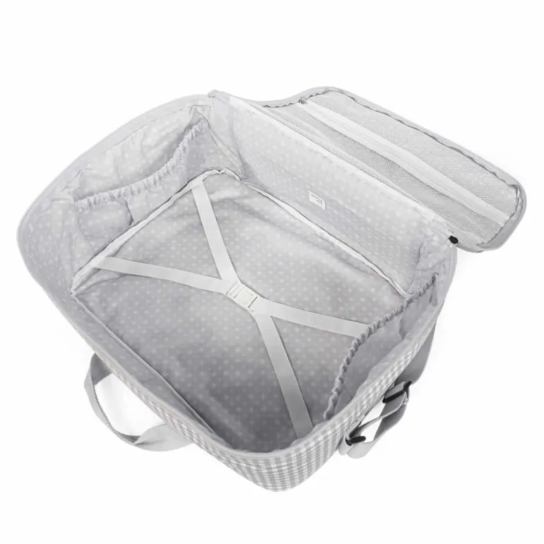 Walking Mum Mala de Maternidade I Love Vichy - Gris
